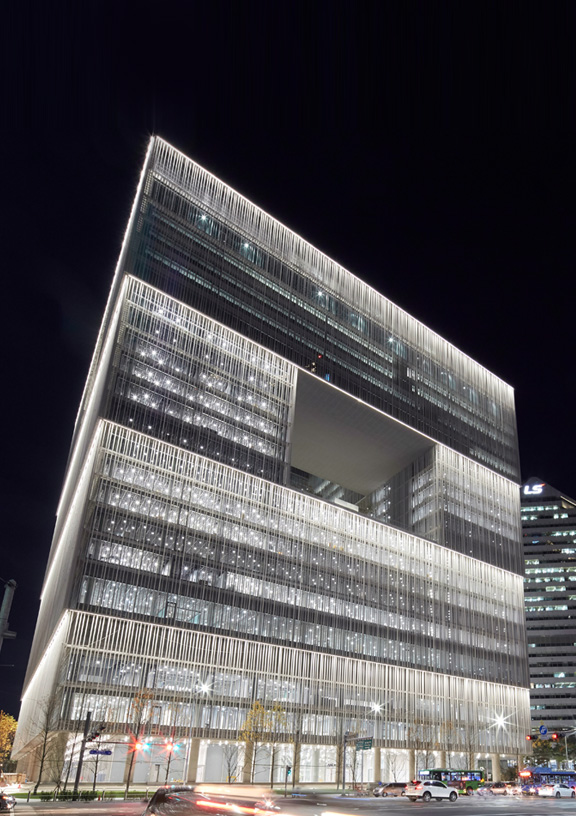 Amorepacific New Head Office Night View