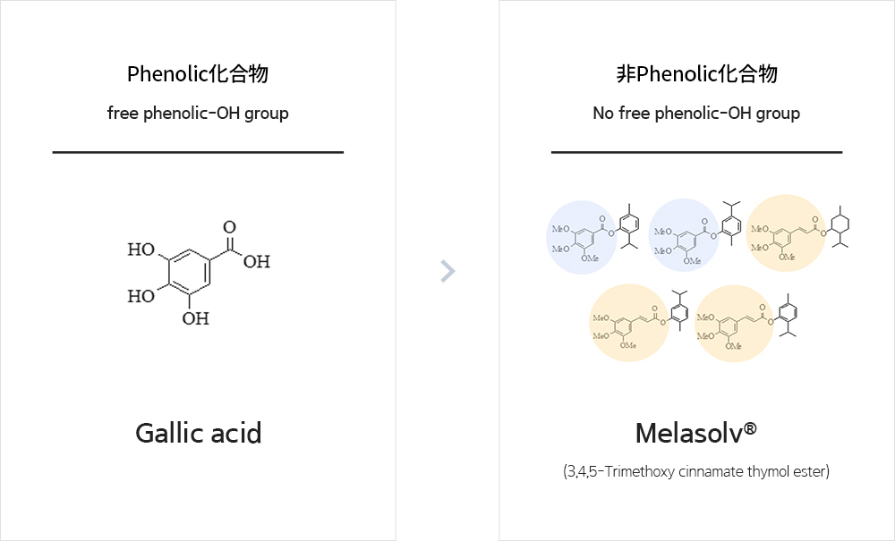 安全な美白実現のための努力、MELASOLV